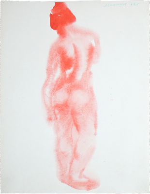 Манюков Олег Григорьевич. Натурщица 